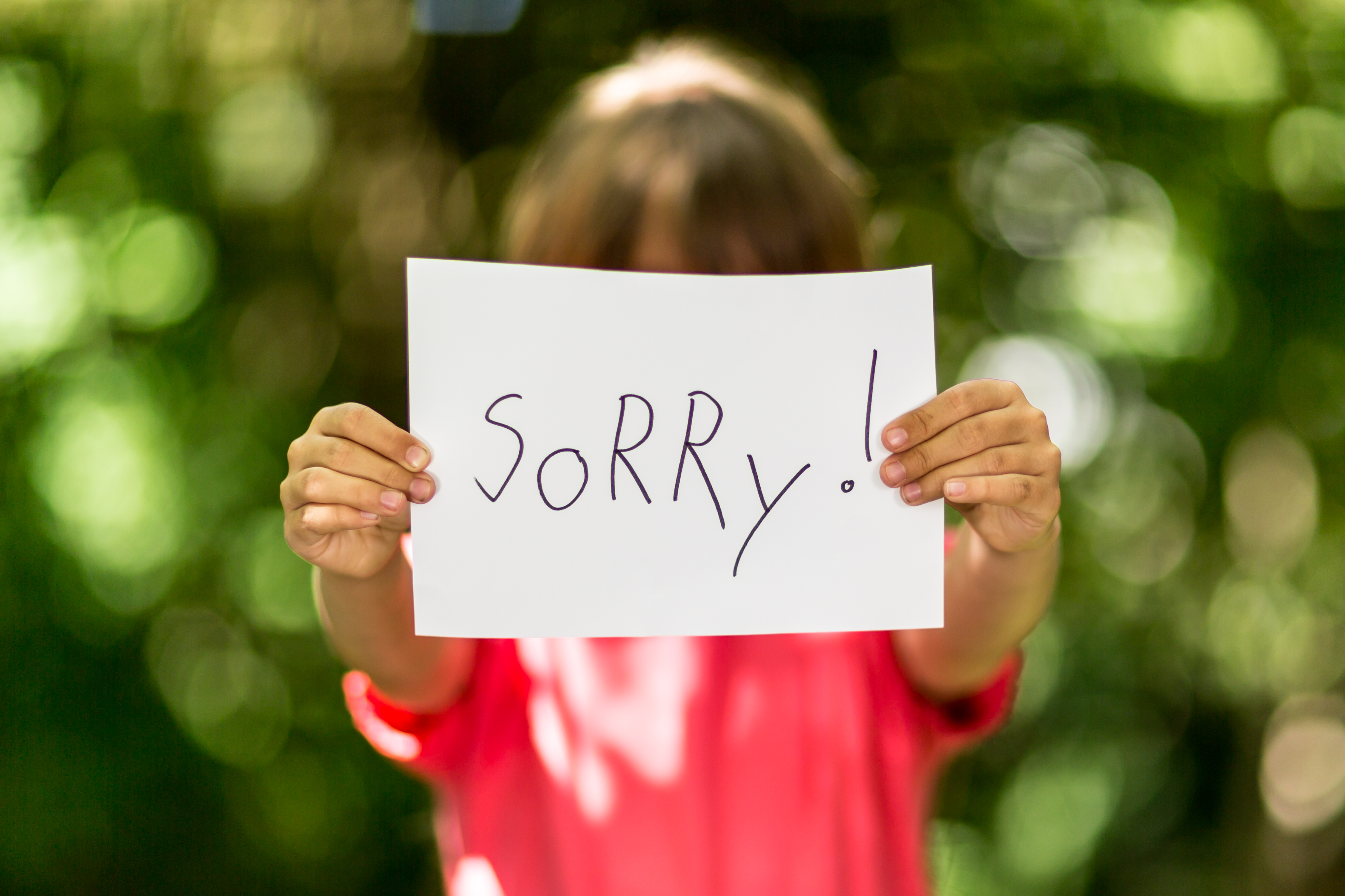 How to Teach Your Child to Apologize